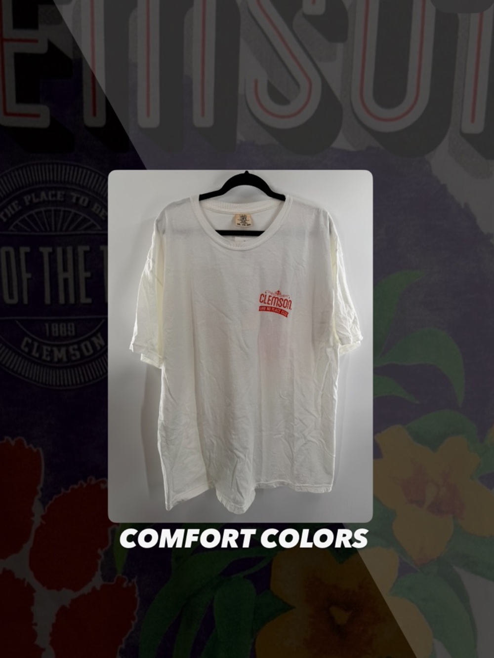 NWT Comfort Colors Home Of The Tigers Tee Shirt